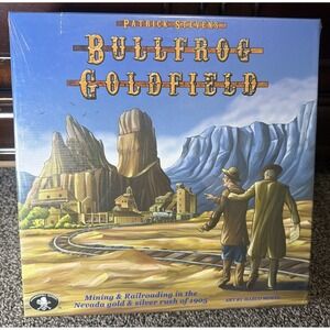 Patrick Stevens BULLFROG GOLDFIELD mining & railroading stock trading game. NEW